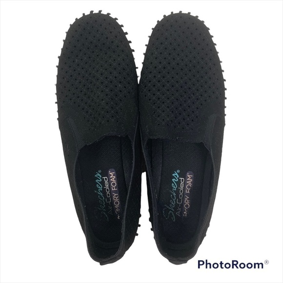 𝅺skechers Black Sepluveda Slip On Sneakers Size 6 - Picture 5 of 8